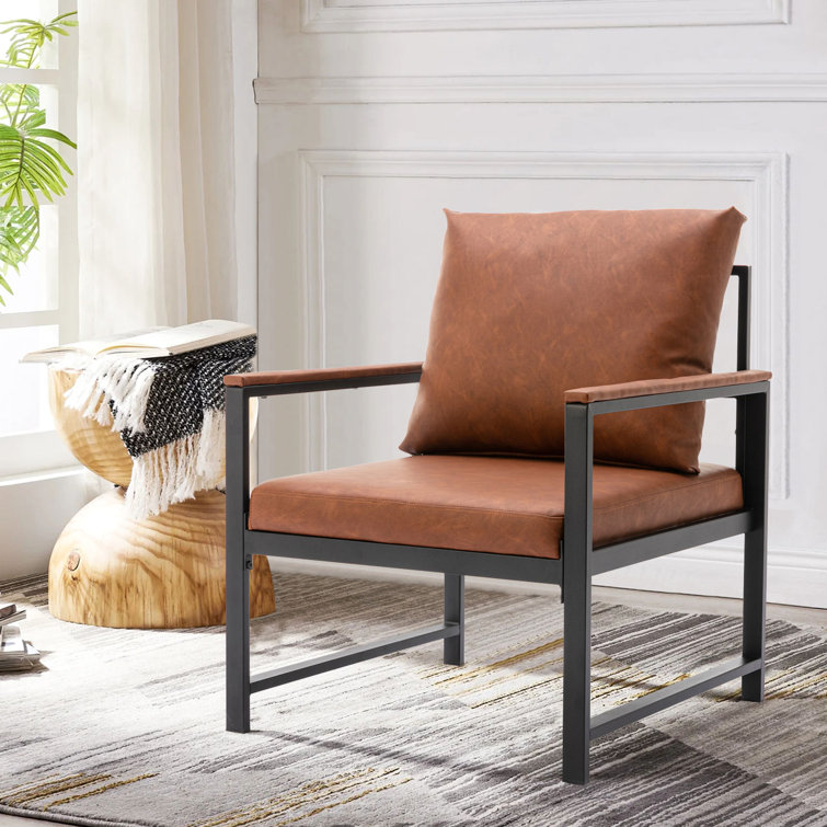 Wayfair leather accent online chair